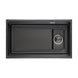 700x410mm Premium Nano Gunmetal Grey Kitchen Sink Anti - Scratch Embossed Texture Single Bowl - NZHomeware