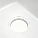 White Granite Quartz Stone Kitchen/Laundry Sink Single Bowl Top/Under Mount 422*422*203mm - NZHomeware