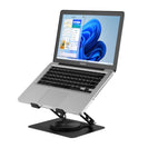 Laptop Stand Folding Lift Cooling Base Desktop Tablet Portable Adjustable Bracket Compatible With All Notebook Black - NZHomeware