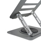 Laptop Stand Folding Lift Cooling Base Desktop Tablet Portable Adjustable Bracket Compatible With All Notebook Sliver - NZHomeware