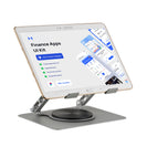 Laptop Stand Folding Lift Cooling Base Desktop Tablet Portable Adjustable Bracket Compatible With All Notebook Sliver - NZHomeware
