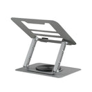 Laptop Stand Folding Lift Cooling Base Desktop Tablet Portable Adjustable Bracket Compatible With All Notebook Sliver - NZHomeware