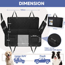 Large Pet Dog Cat Car Back Seat Cover Extender Mat Backseat Protector SUV Truck Hard Bottom Carrying Bag Waterproof Scratchproof 145x71cm - NZHomeware