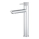 Lattice Edition Chrome Tall Basin Mixer Taps Tall Tapware - NZHomeware