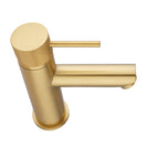 Lattice Edition Solid Brass Brushed Yellow Gold Basin Mixer Tap Bathroom Vanity Tap - NZHomeware