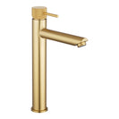 Lattice Edition Solid Brass Brushed Yellow Gold Tall Basin Mixer Bathroom Vanity Tap - NZHomeware