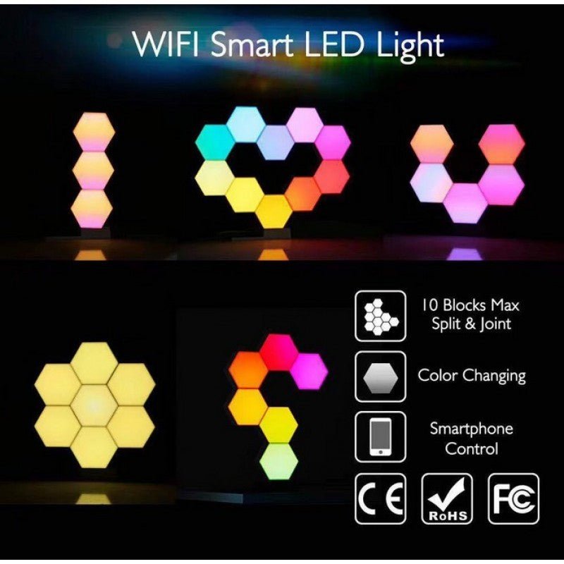 LED Smart Cololight with Base Quantum Lamp - NZHomeware
