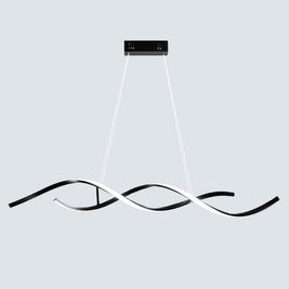 Linear DNA Black Kitchen Island Bar Light - NZHomeware