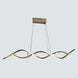 Linear Golden Kitchen Island Bar Light - NZHomeware
