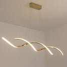 Linear Golden Kitchen Island Bar Light - NZHomeware