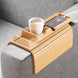 Living Room Lounge 2 In 1 Bamboo Slide - Away Sofa Armrest Tray Cup Phone Holder - NZHomeware