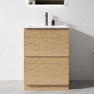 LX 600mm Plywood Floor Standing Vanity Unit With Ceramic Basin - NZHomeware