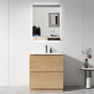 LX 750mm Plywood Floor Standing Vanity With Ceramic Basin - NZHomeware