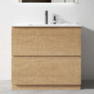 LX 900mm Plywood Floor Standing Vanity Unit With Ceramic Basin - NZHomeware