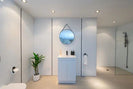 MADRID 600X460X850MM PLYWOOD FLOOR STANDING VANITY - GLOSS WHITE WITH CERAMIC TOP - NZHomeware