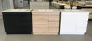 MADRID 900X460X850MM PLYWOOD FLOOR STANDING VANITY - LIGHT OAK WITH CERAMIC TOP - NZHomeware