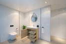 MADRID 900X460X850MM PLYWOOD FLOOR STANDING VANITY - LIGHT OAK WITH CERAMIC TOP - NZHomeware
