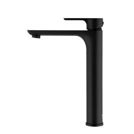 Matt Black Bathroom Tall Basin Mixer Tap Black Vanity Tap - NZHomeware