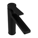 Matt Black Brass Short Basin Mixer Tap for Bathroom Vanity - NZHomeware