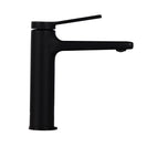 Matt Black Brass Short Basin Mixer Tap for Bathroom Vanity - NZHomeware
