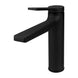 Matt Black Brass Short Basin Mixer Tap for Bathroom Vanity - NZHomeware