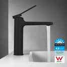 Matt Black Brass Short Basin Mixer Tap for Bathroom Vanity - NZHomeware