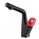 Matte Black&Red 360° Swivel Pull - out Spout Basin Mixer Tap - NZHomeware