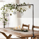 Metal Table Balloon Arch Kit, Adjustable Hight And Length Table Stand, For Birthday Party Wedding & Graduation Decorations, Christmas Decort Baby Shower Party Supplies Table Arch Black - NZHomeware