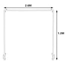 Metal Table Balloon Arch Kit, Adjustable Hight And Length Table Stand, For Birthday Party Wedding & Graduation Decorations, Christmas Decort Baby Shower Party Supplies Table Arch Black - NZHomeware