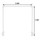 Metal Table Balloon Arch Kit, Adjustable Hight And Length Table Stand, For Birthday Party Wedding & Graduation Decorations, Christmas Decort Baby Shower Party Supplies Table Arch White - NZHomeware