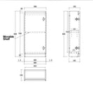 Mino 400X200X920MM PLYWOOD FLUTED FLOOR STANDING VANITY - LIGHT OAK WITH TOP - NZHomeware