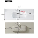 MK 1200x460x860mm Grey Floor Standing Vanity - NZHomeware