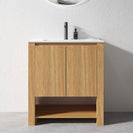 MK 750x460x860mm Light Oak Floor Standing Vanity - NZHomeware