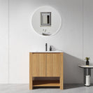 MK 750x460x860mm Light Oak Floor Standing Vanity - NZHomeware