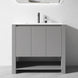 MK 900x460x860mm Grey Floor Standing Vanity with Ceramic Basin - NZHomeware