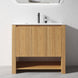 MK 900x460x860mm Light Oak Floor Standing Vanity with Ceramic Basin - NZHomeware