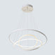 Modern LED Light with Flexible Design: Circular 3 Rings White - NZHomeware