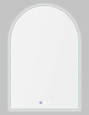 600x900mm Arched LED Wall Mirror with Bluetooth Speaker Dimister Touch Switch 3 Colours Lighting - NZHomeware
