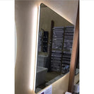 750x600mm Rectangle LED Mirror with Motion Sensor Demister Switch Backlit Touch Switch 3 Colours Lighting Frameless - NZHomeware