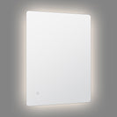 750x600mm Rectangle LED Mirror with Demister Backlit Touch Switch 3 Colours Lighting Frameless PC Back Lampshade - NZHomeware