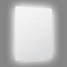 750x600mm Rectangle LED Mirror with Demister Backlit Touch Switch 3 Colours Lighting Frameless PC Back Lampshade - NZHomeware