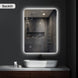 750x600mm Rectangle LED Mirror with Demister Backlit Touch Switch 3 Colours Lighting Frameless PC Back Lampshade - NZHomeware