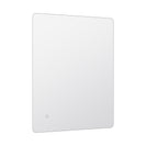 750x600mm Rectangle LED Mirror with Demister Backlit Touch Switch 3 Colours Lighting Frameless PC Back Lampshade - NZHomeware