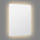 750x600mm Rectangle LED Mirror with Demister Backlit Touch Switch 3 Colours Lighting Frameless PC Back Lampshade - NZHomeware