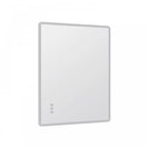 750x600mm Rectangle LED Mirror with Motion Sensor Auto On Demister Touch Switch 3 Colours Lighting on Rim Frameless PC Lampshade - NZHomeware