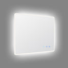 900x750mm Rectangle LED Mirror with Motion Sensor Auto On Demister 3 Colours Lighting on Rim Frameless - NZHomeware