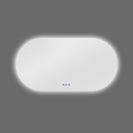 1200x700mm Backlit Led Mirror Oblong Racetrack Motion Sensor Demister Touch Sensor Switch - NZHomeware