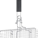 Multi Purpose Portable BBQ Grill Basket Removable Dividers & Foldable Handle - NZHomeware