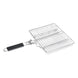 Multi Purpose Portable BBQ Grill Basket Removable Dividers & Foldable Handle - NZHomeware