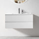NELSON 1000X460X580MM PLYWOOD WALL HUNG VANITY - GLOSS WHITE WITH CERAMIC TOP - NZHomeware